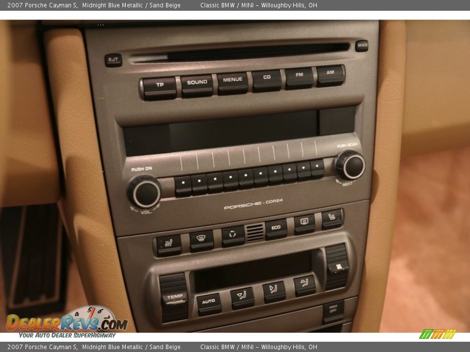 2007 Porsche Cayman S Midnight Blue Metallic / Sand Beige Photo #11
