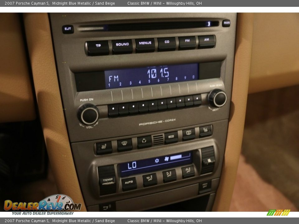 2007 Porsche Cayman S Midnight Blue Metallic / Sand Beige Photo #12