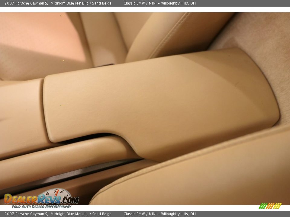 2007 Porsche Cayman S Midnight Blue Metallic / Sand Beige Photo #16