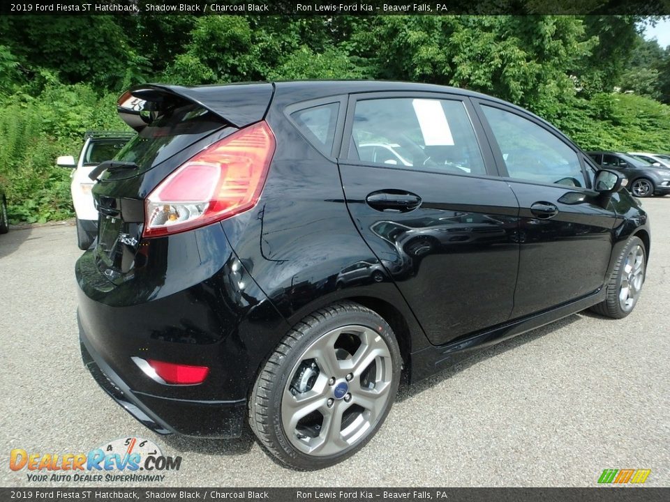 2019 Ford Fiesta ST Hatchback Shadow Black / Charcoal Black Photo #2