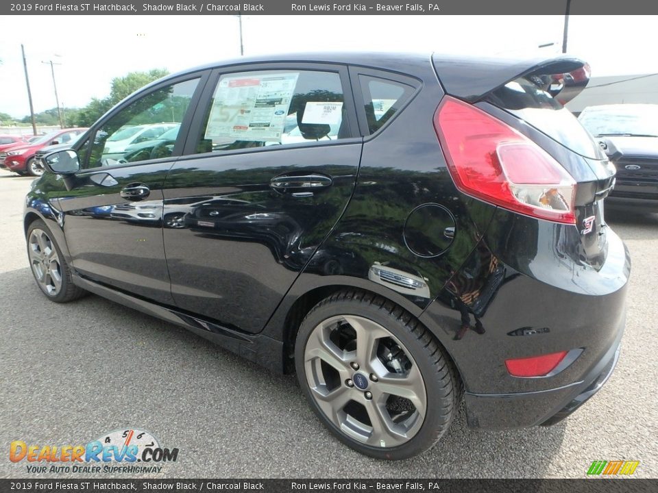 2019 Ford Fiesta ST Hatchback Shadow Black / Charcoal Black Photo #5