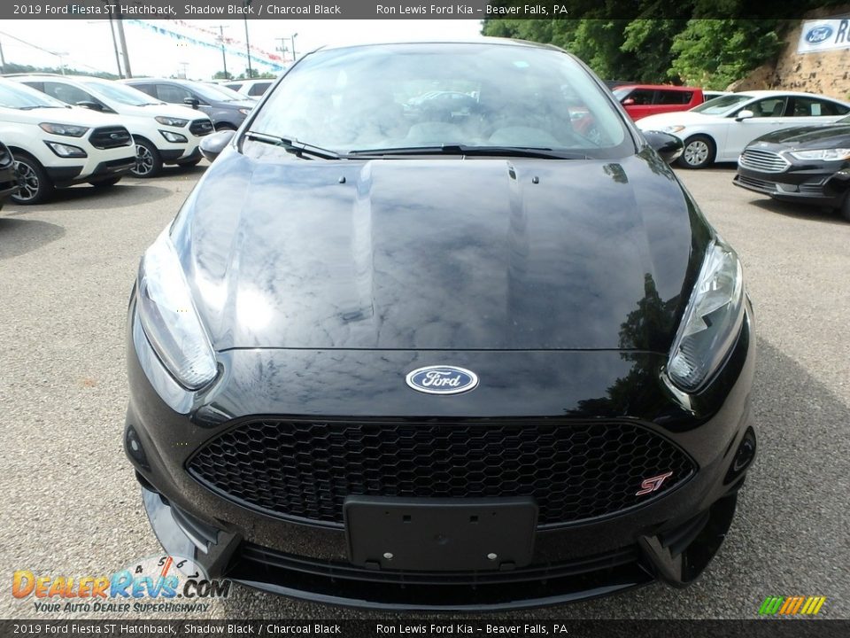 2019 Ford Fiesta ST Hatchback Shadow Black / Charcoal Black Photo #9