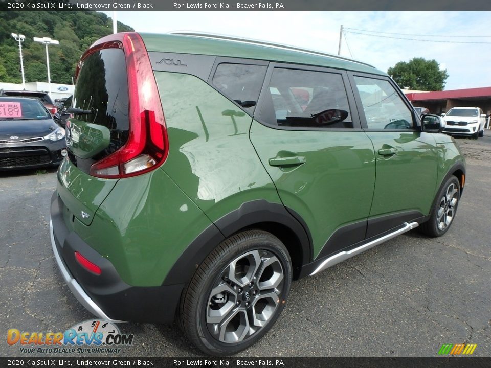 2020 Kia Soul X-Line Undercover Green / Black Photo #2