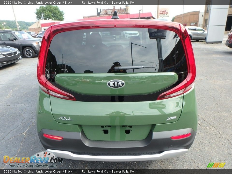 2020 Kia Soul X-Line Undercover Green / Black Photo #3