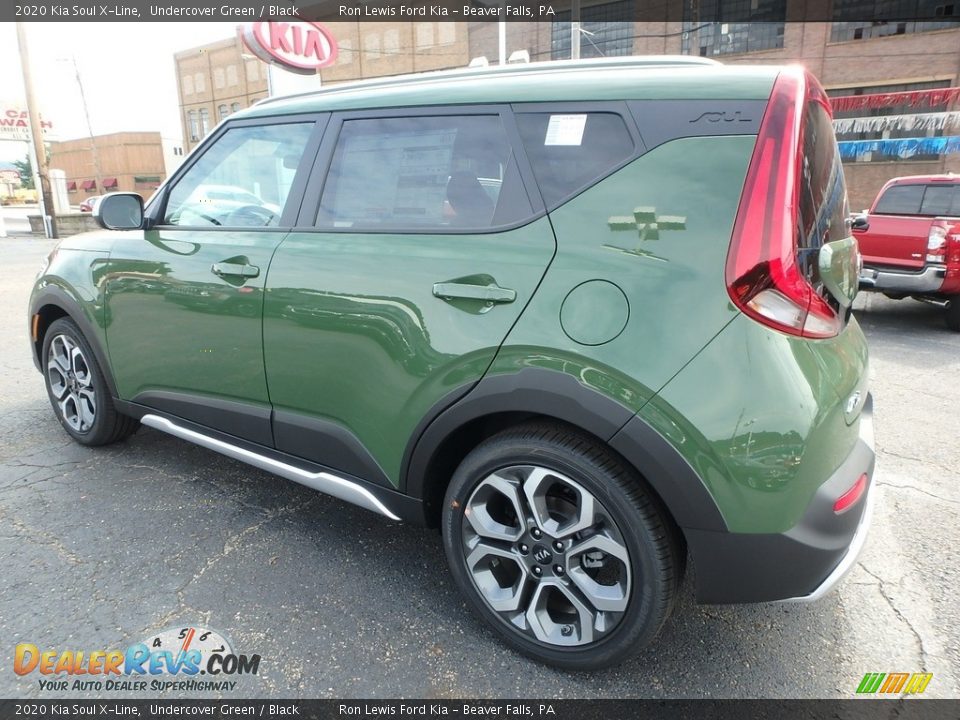 2020 Kia Soul X-Line Undercover Green / Black Photo #5