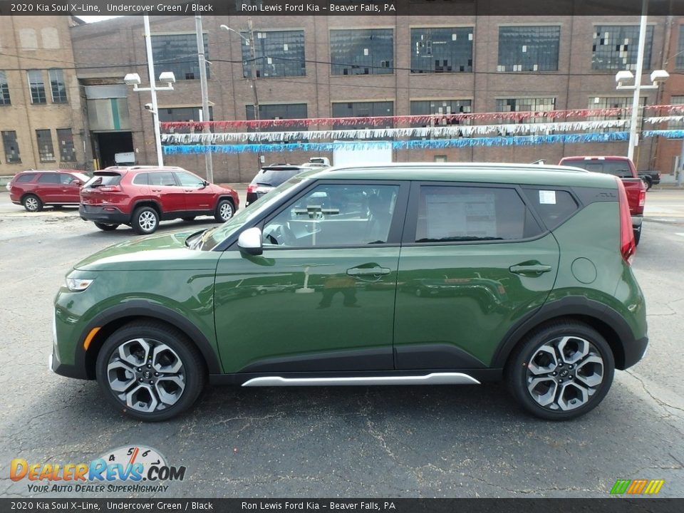 Undercover Green 2020 Kia Soul X-Line Photo #6