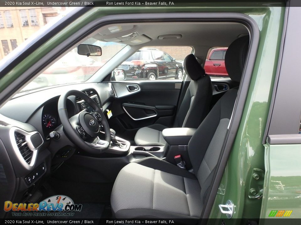 2020 Kia Soul X-Line Undercover Green / Black Photo #12