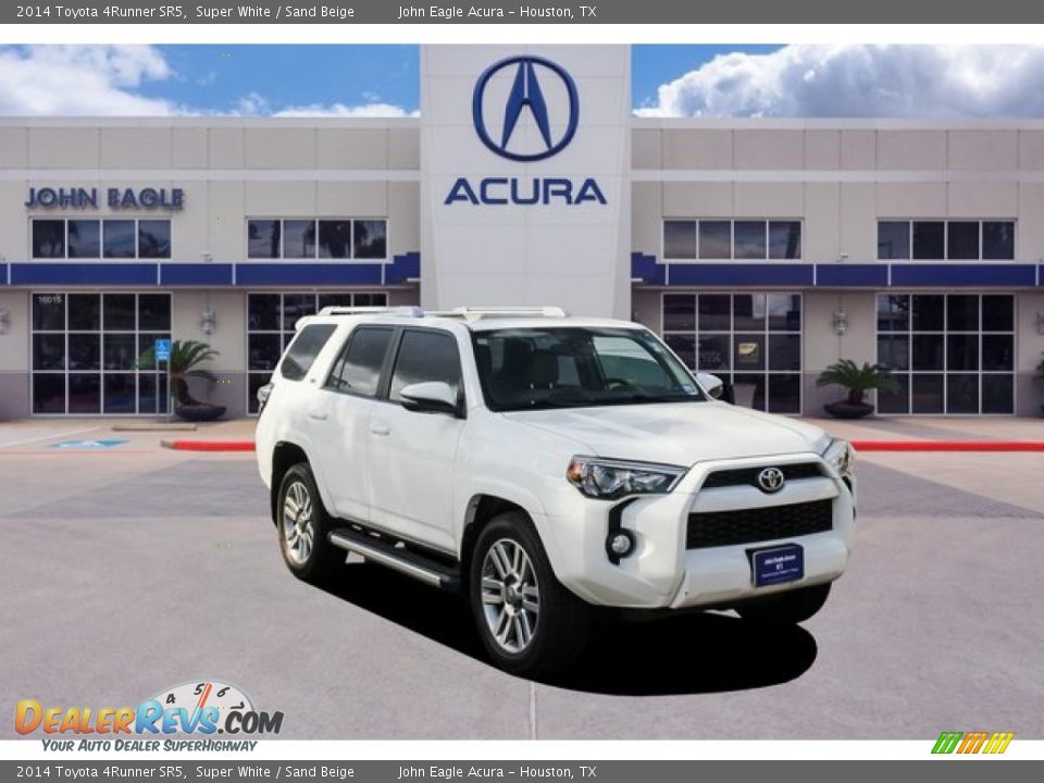 2014 Toyota 4Runner SR5 Super White / Sand Beige Photo #1