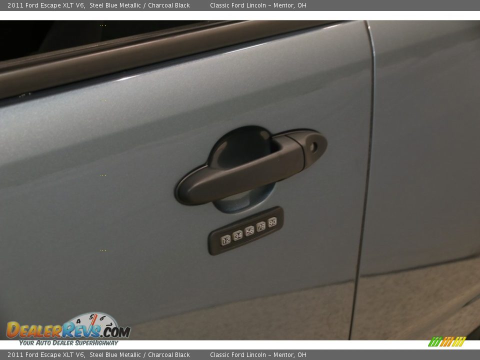 2011 Ford Escape XLT V6 Steel Blue Metallic / Charcoal Black Photo #4