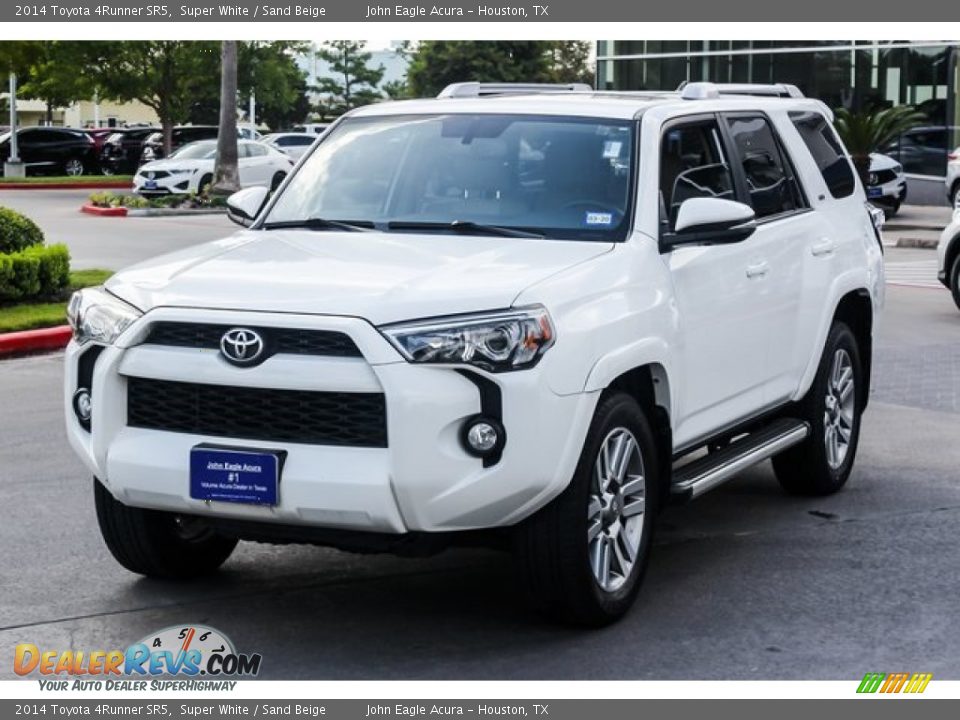 2014 Toyota 4Runner SR5 Super White / Sand Beige Photo #3