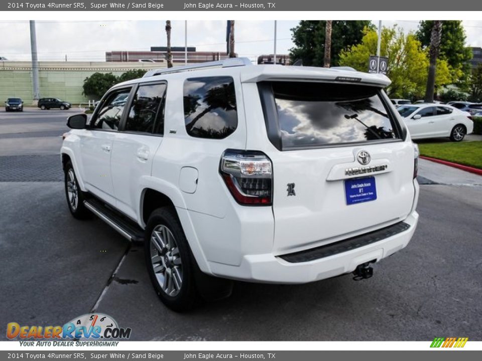 2014 Toyota 4Runner SR5 Super White / Sand Beige Photo #5