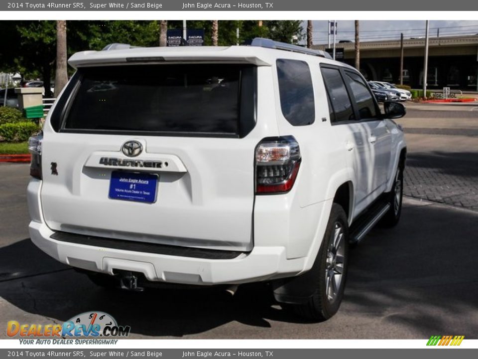 2014 Toyota 4Runner SR5 Super White / Sand Beige Photo #7