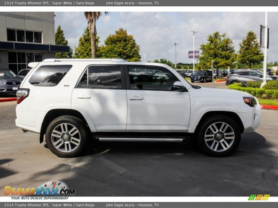 2014 Toyota 4Runner SR5 Super White / Sand Beige Photo #8