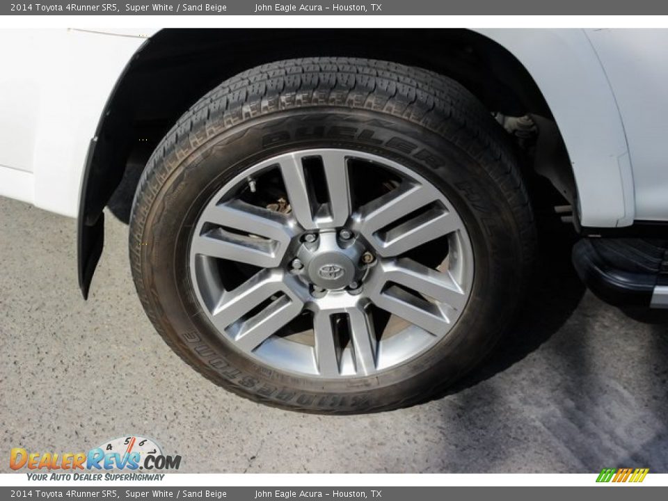 2014 Toyota 4Runner SR5 Super White / Sand Beige Photo #11