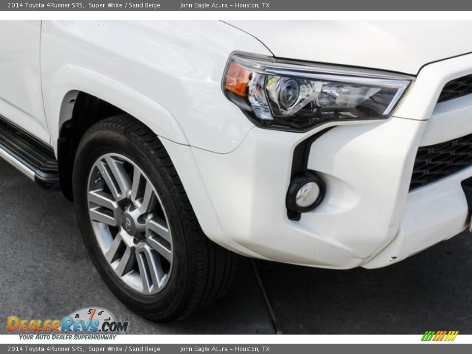 2014 Toyota 4Runner SR5 Super White / Sand Beige Photo #12