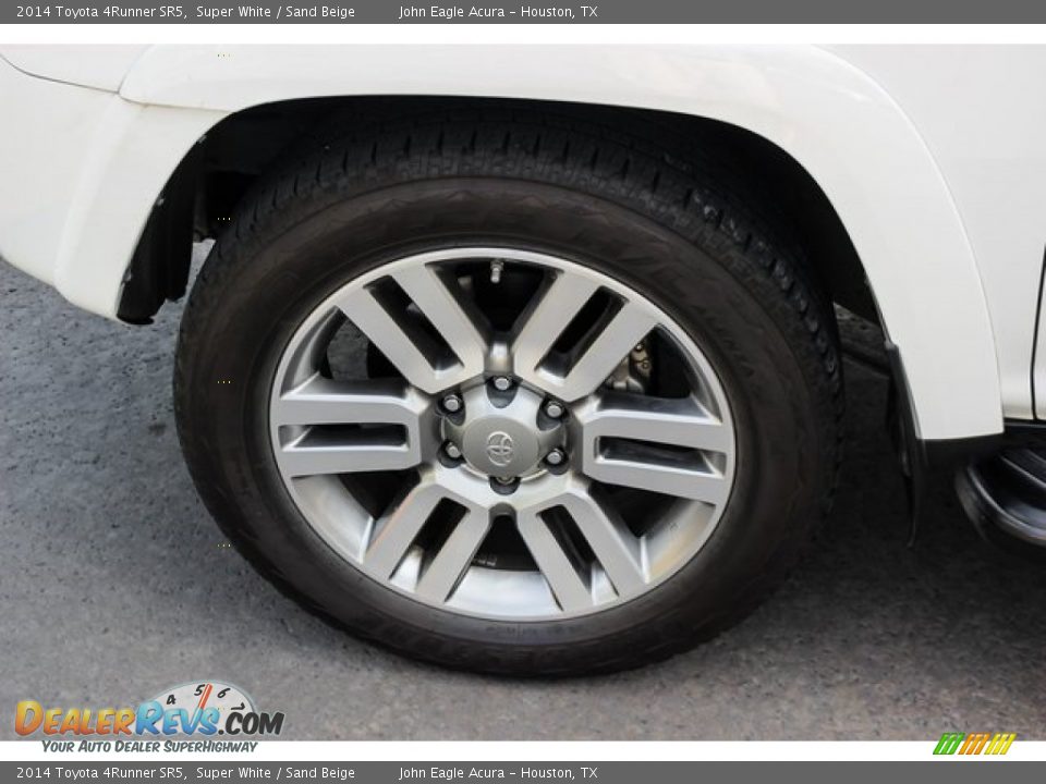2014 Toyota 4Runner SR5 Super White / Sand Beige Photo #14