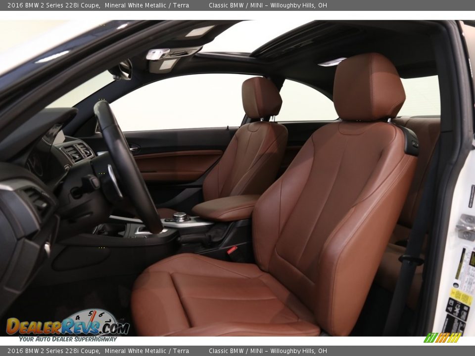 2016 BMW 2 Series 228i Coupe Mineral White Metallic / Terra Photo #5