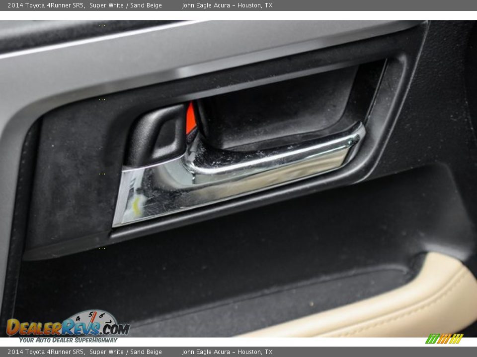 2014 Toyota 4Runner SR5 Super White / Sand Beige Photo #16