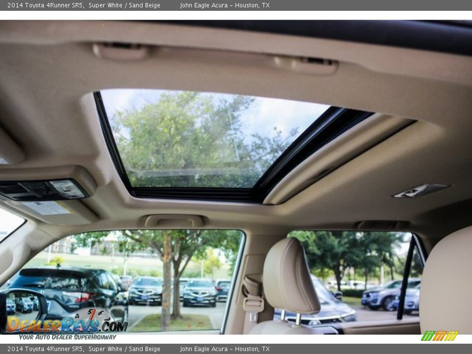 2014 Toyota 4Runner SR5 Super White / Sand Beige Photo #18