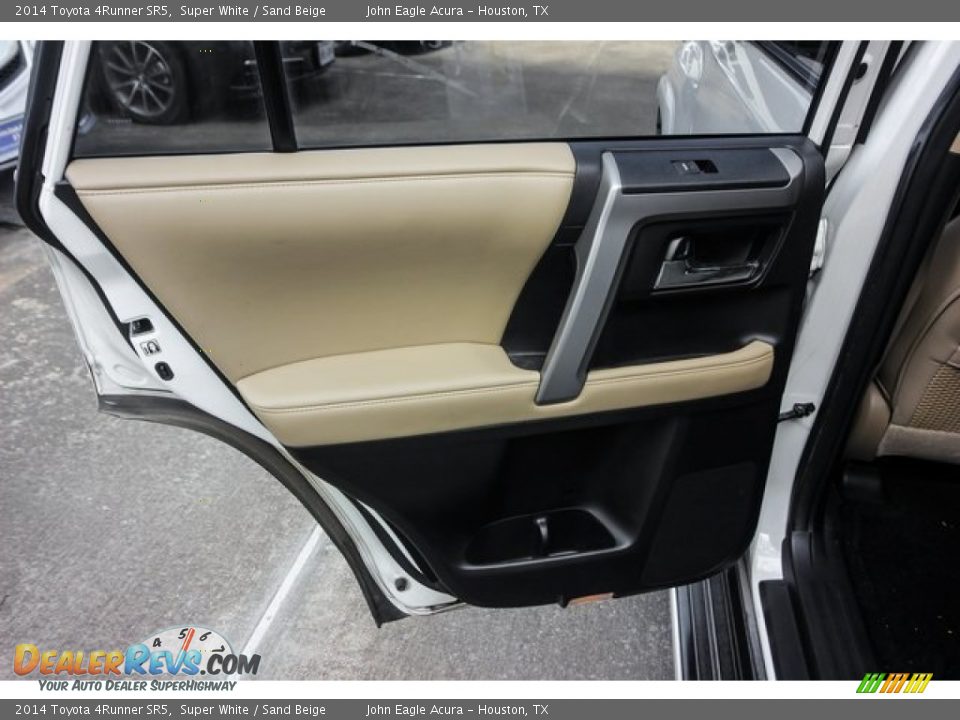 2014 Toyota 4Runner SR5 Super White / Sand Beige Photo #21