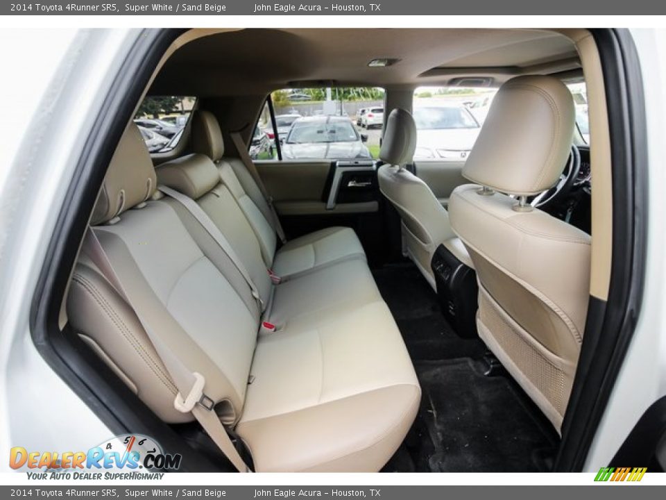 2014 Toyota 4Runner SR5 Super White / Sand Beige Photo #25