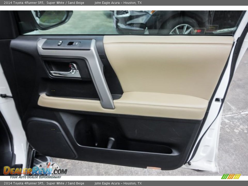 2014 Toyota 4Runner SR5 Super White / Sand Beige Photo #26
