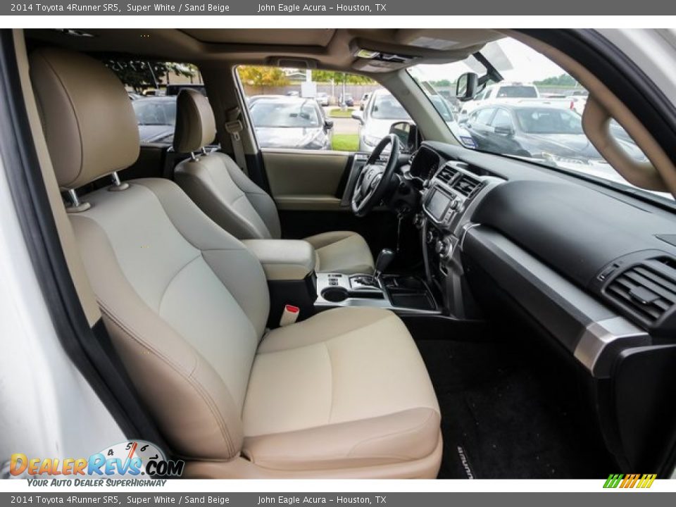 2014 Toyota 4Runner SR5 Super White / Sand Beige Photo #27