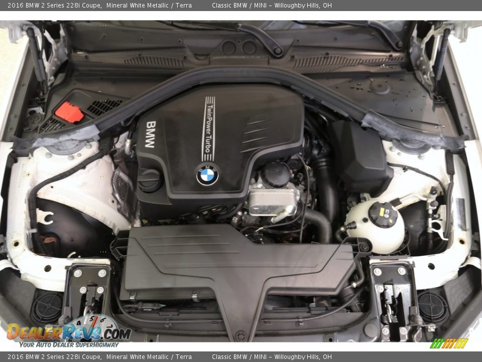2016 BMW 2 Series 228i Coupe Mineral White Metallic / Terra Photo #22