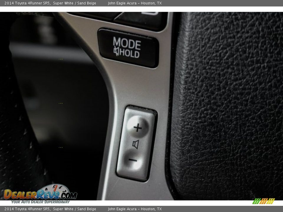 2014 Toyota 4Runner SR5 Super White / Sand Beige Photo #35