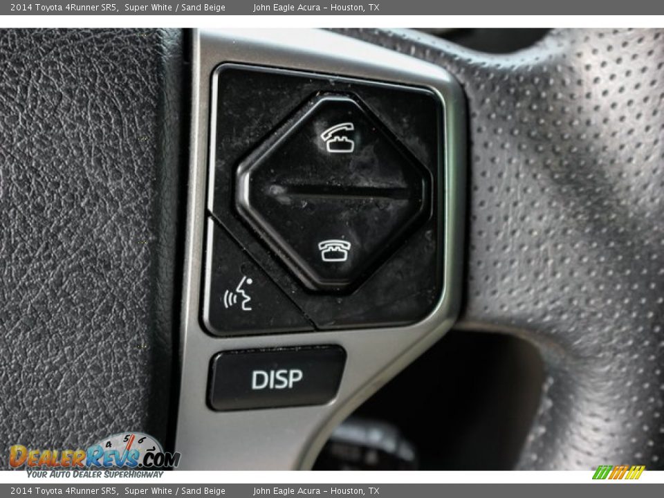 2014 Toyota 4Runner SR5 Super White / Sand Beige Photo #36