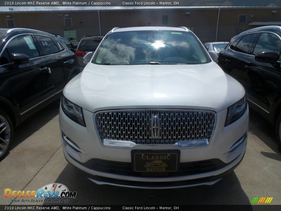 2019 Lincoln MKC Reserve AWD White Platinum / Cappuccino Photo #2