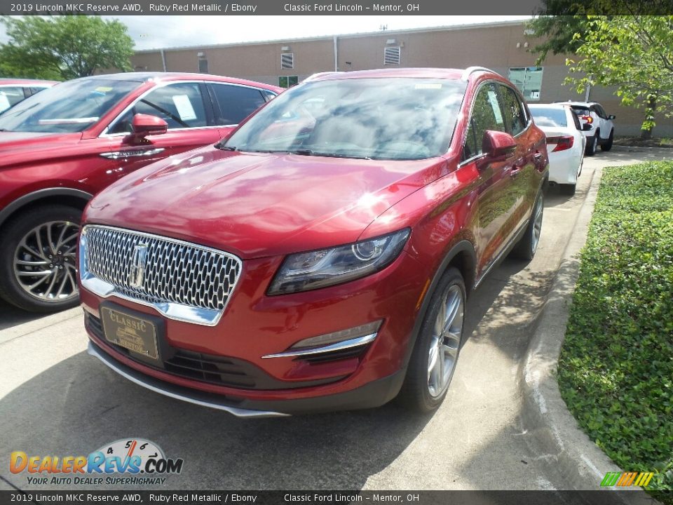 2019 Lincoln MKC Reserve AWD Ruby Red Metallic / Ebony Photo #1