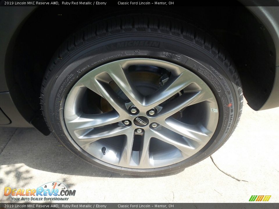 2019 Lincoln MKC Reserve AWD Ruby Red Metallic / Ebony Photo #4
