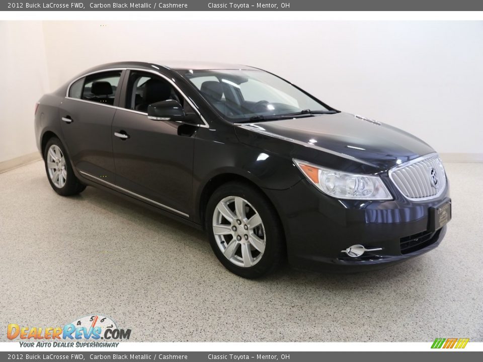 2012 Buick LaCrosse FWD Carbon Black Metallic / Cashmere Photo #1