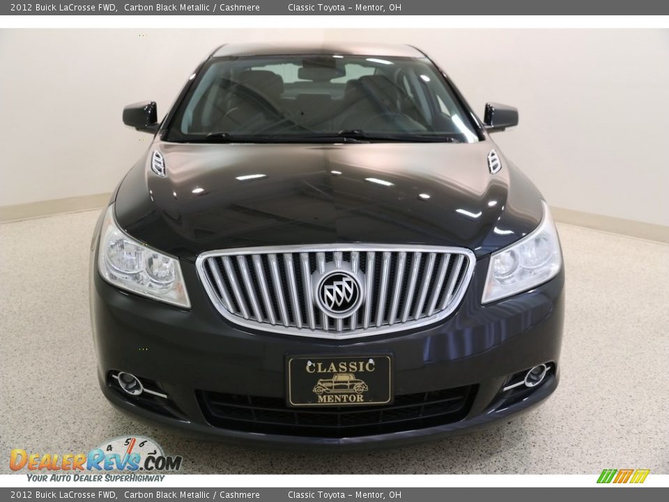 2012 Buick LaCrosse FWD Carbon Black Metallic / Cashmere Photo #2