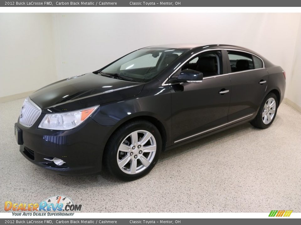 2012 Buick LaCrosse FWD Carbon Black Metallic / Cashmere Photo #3