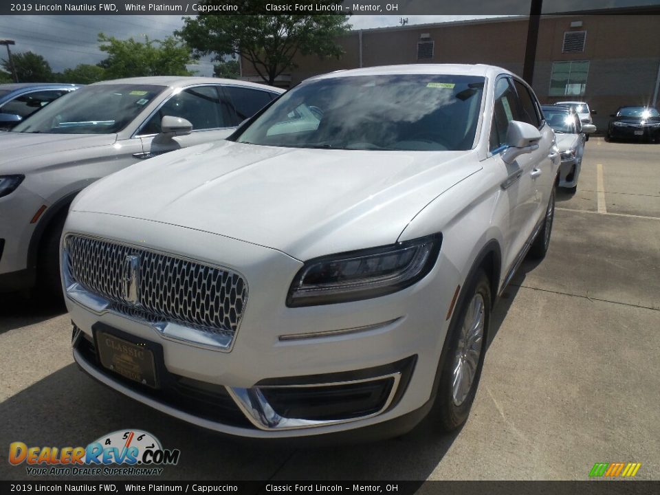 2019 Lincoln Nautilus FWD White Platinum / Cappuccino Photo #1