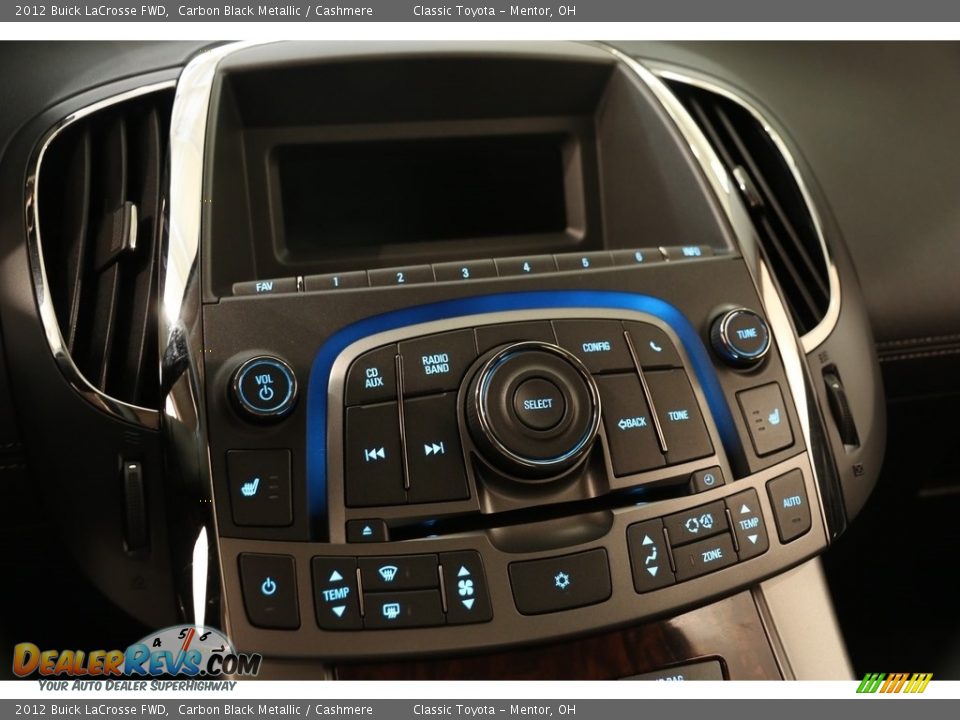 2012 Buick LaCrosse FWD Carbon Black Metallic / Cashmere Photo #8