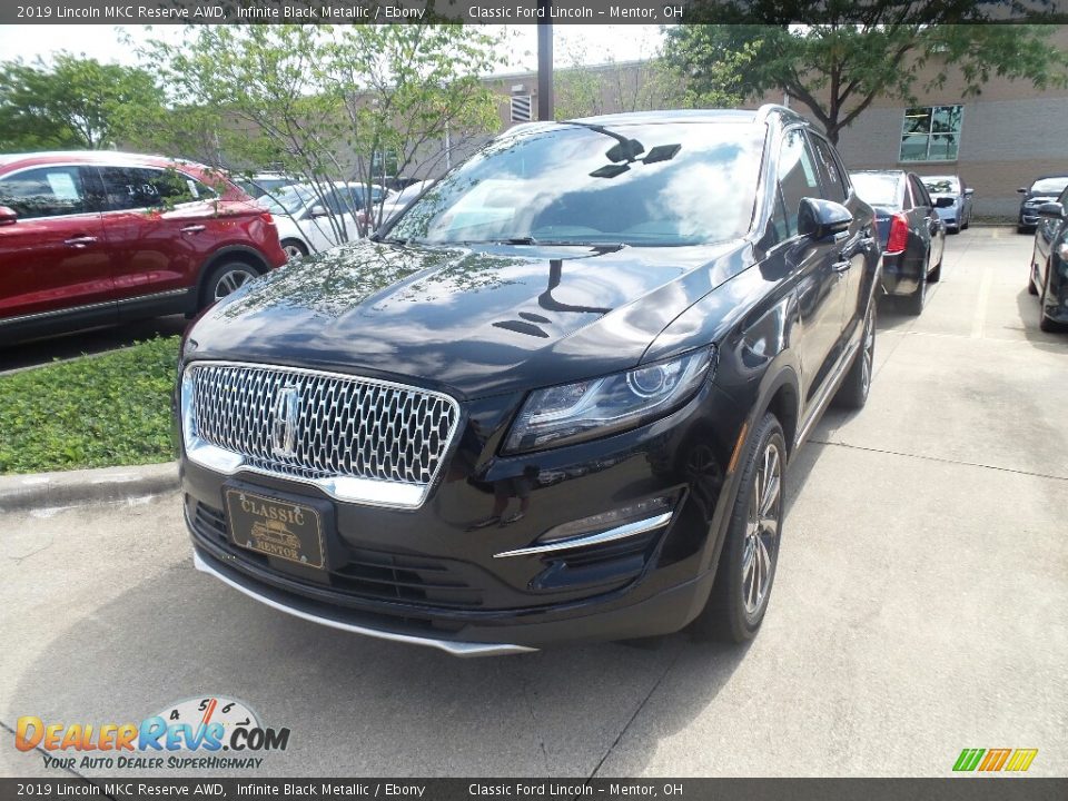 2019 Lincoln MKC Reserve AWD Infinite Black Metallic / Ebony Photo #1