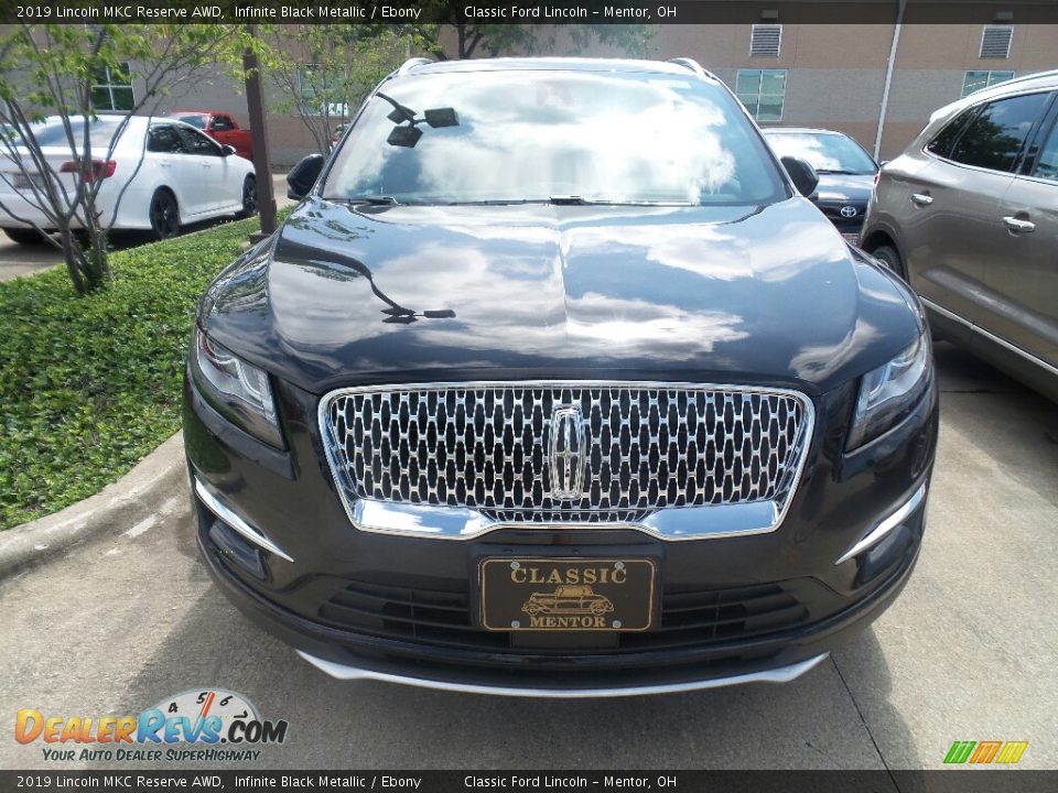 2019 Lincoln MKC Reserve AWD Infinite Black Metallic / Ebony Photo #2