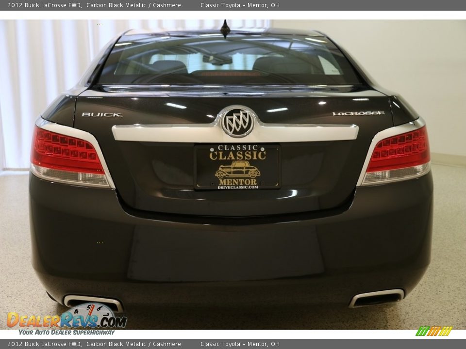 2012 Buick LaCrosse FWD Carbon Black Metallic / Cashmere Photo #19