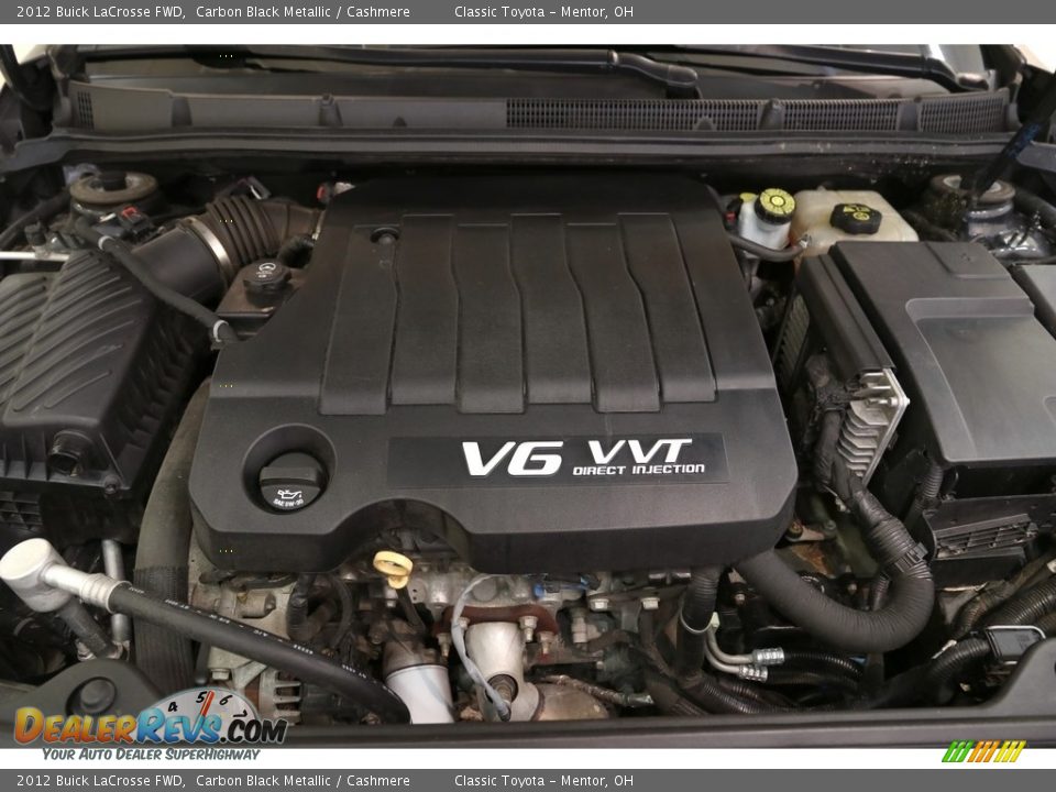 2012 Buick LaCrosse FWD Carbon Black Metallic / Cashmere Photo #20