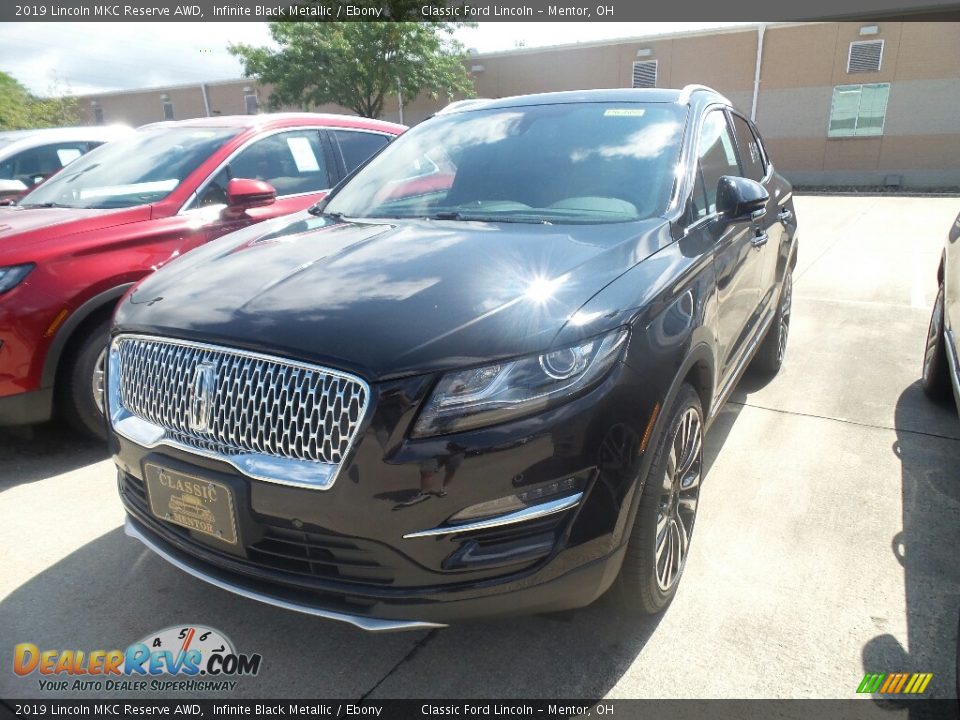 2019 Lincoln MKC Reserve AWD Infinite Black Metallic / Ebony Photo #1