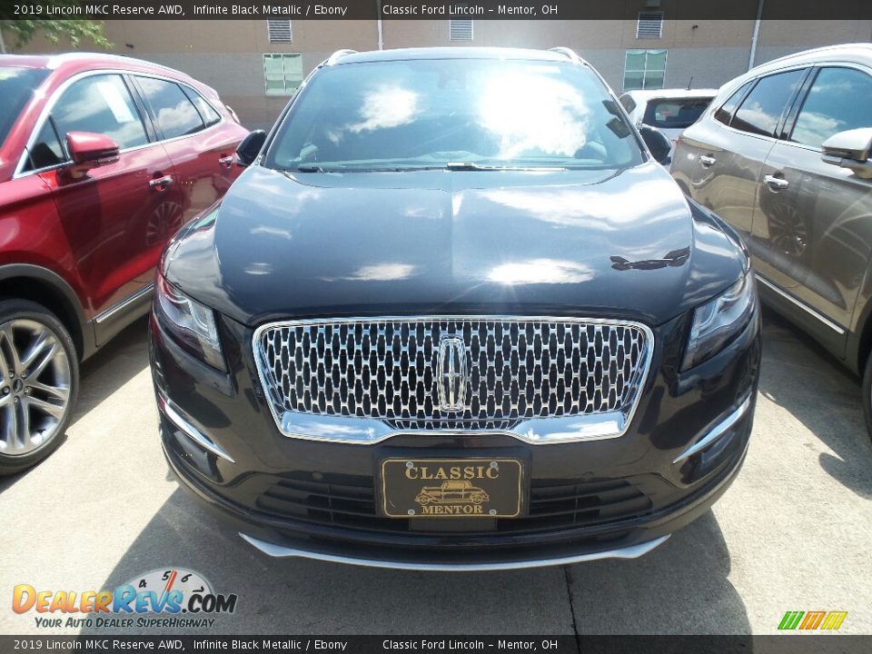 2019 Lincoln MKC Reserve AWD Infinite Black Metallic / Ebony Photo #2