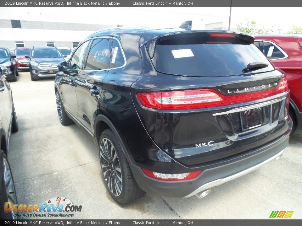 2019 Lincoln MKC Reserve AWD Infinite Black Metallic / Ebony Photo #3