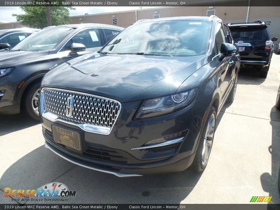 2019 Lincoln MKC Reserve AWD Baltic Sea Green Metallic / Ebony Photo #1