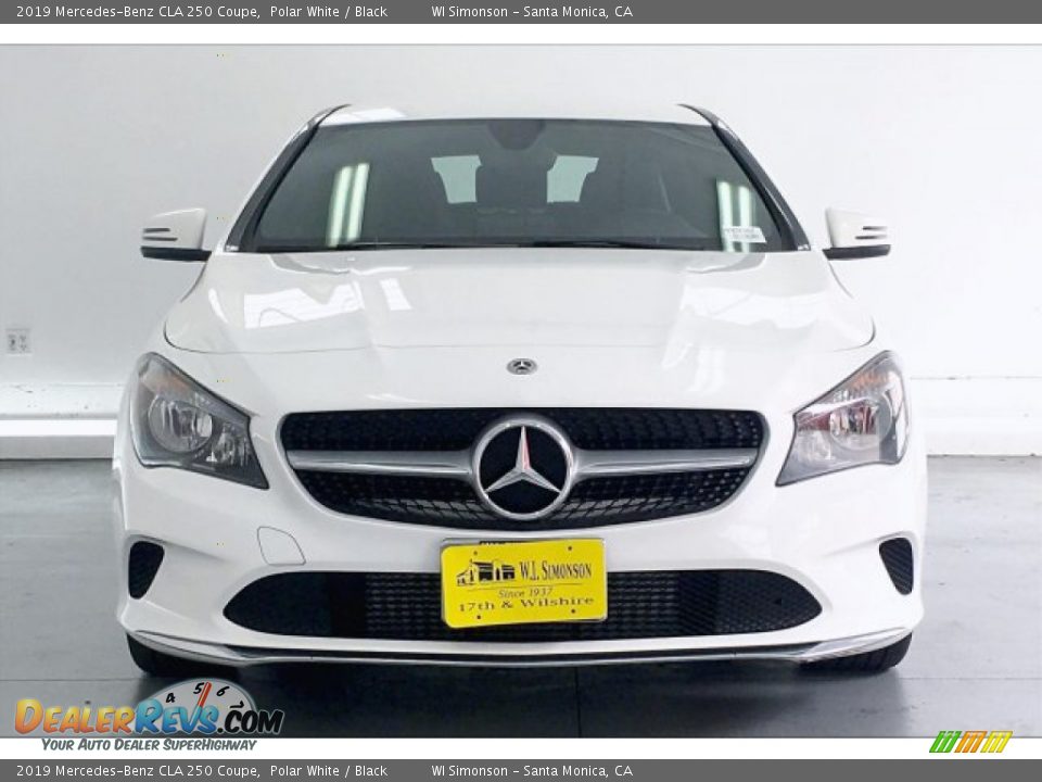 2019 Mercedes-Benz CLA 250 Coupe Polar White / Black Photo #2