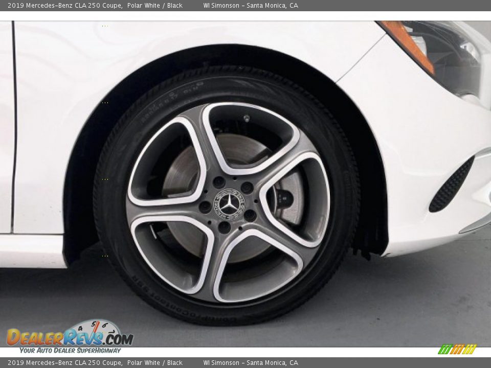 2019 Mercedes-Benz CLA 250 Coupe Polar White / Black Photo #8