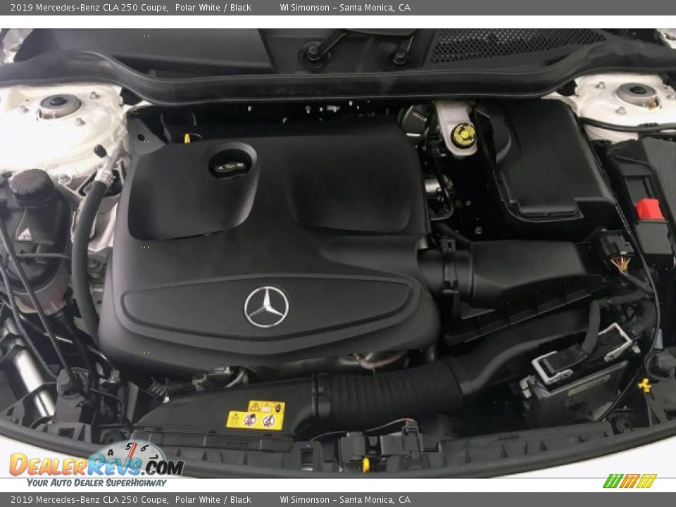 2019 Mercedes-Benz CLA 250 Coupe Polar White / Black Photo #9