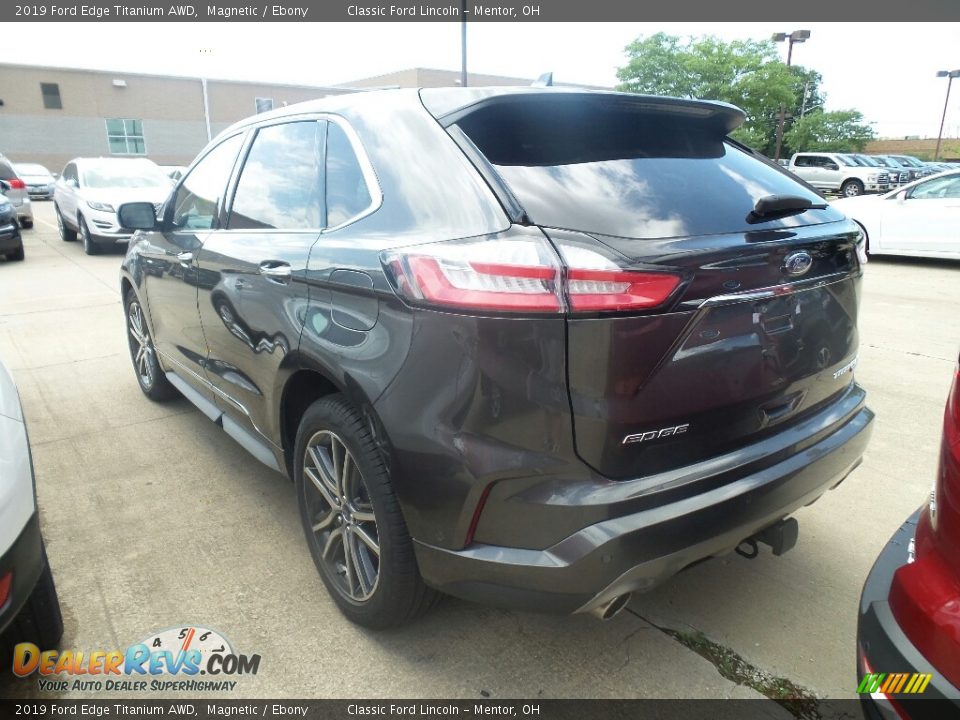 2019 Ford Edge Titanium AWD Magnetic / Ebony Photo #3